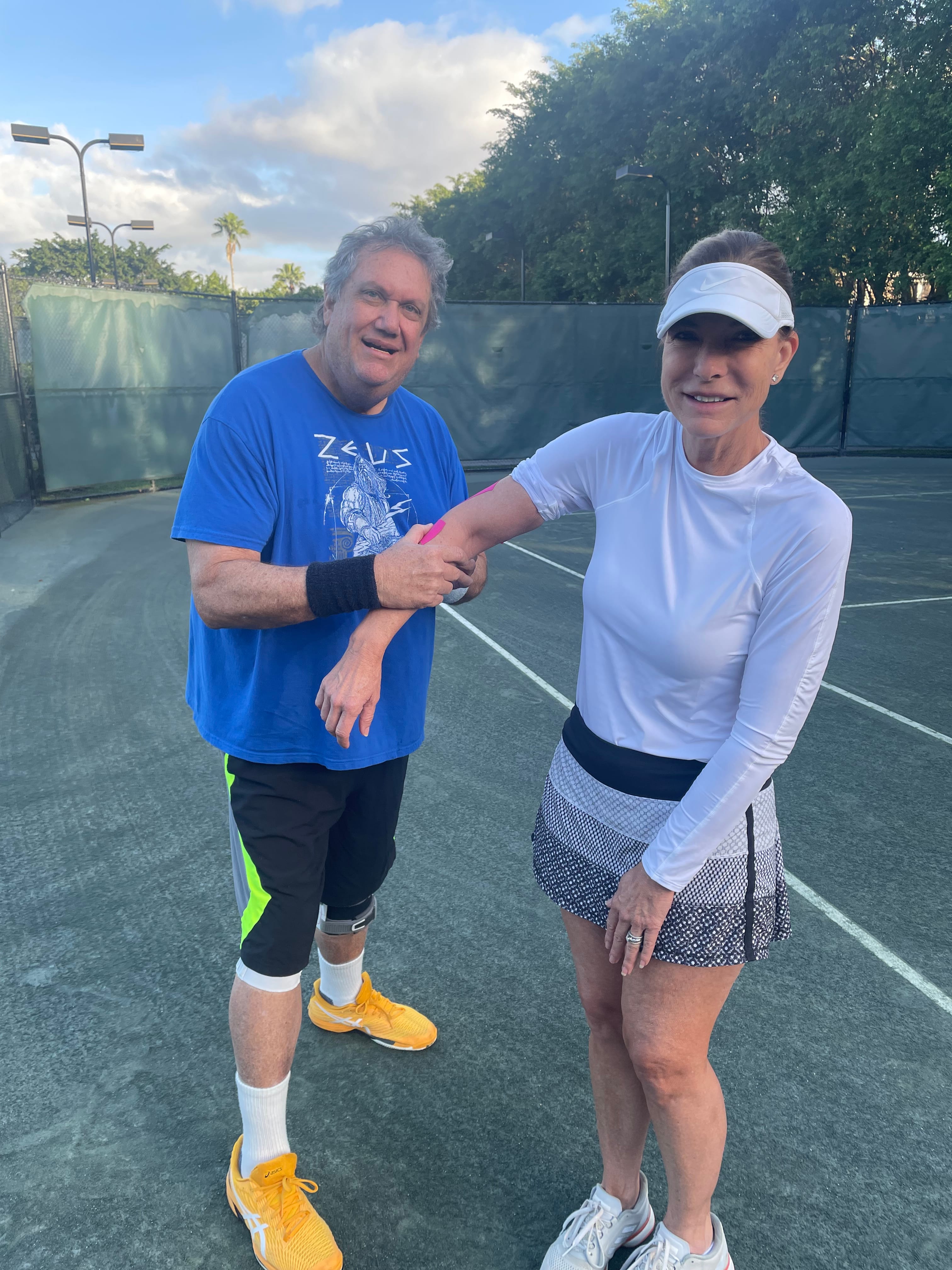 Dr. Corvin examining whiplash patient at Windmill Health Center